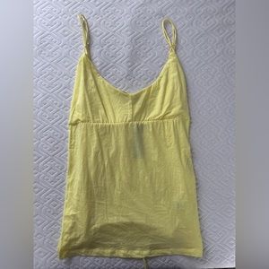 the limited NWT tie in the back tank top